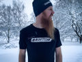 NYHET! I'm on a #RUNSTREAK T-shirt men, Black