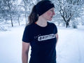 NYHET! I'm on a #RUNSTREAK T-shirt women, Black