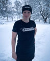 NYHET! I'm on a #RUNSTREAK T-shirt women, Black