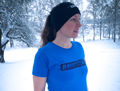 NYHET! I'm on a #RUNSTREAK T-shirt women, Blue