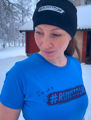 NYHET! I'm on a #RUNSTREAK T-shirt women, Blue