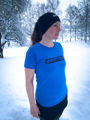 NYHET! I'm on a #RUNSTREAK T-shirt women, Blue