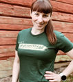 I'm on a #RUNSTREAK T-shirt women, Forest Green