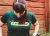 I'm on a #RUNSTREAK T-shirt women, Forest Green