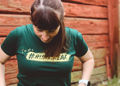 I'm on a #RUNSTREAK T-shirt women, Forest Green