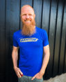 RUNSTREAK T-shirt men/unisex, Blue Gold