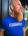 RUNSTREAK T-shirt men/unisex, Blue Gold