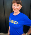 RUNSTREAK T-shirt men/unisex, Blue Gold