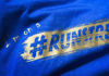 RUNSTREAK T-shirt women, Blue Gold