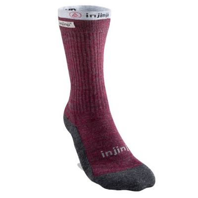 Injinji Liner + Hiker Crew Maroon - Dam